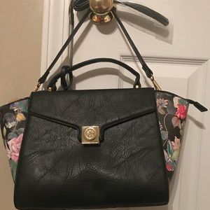 Black and floral Christian Lacroix Purse